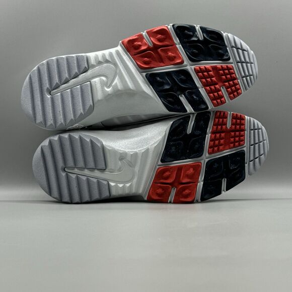 Nike Free Golf Mens Size 9 Pure Platinum Armory Navy Wolf Grey Chrome FZ8795-001 main image 5